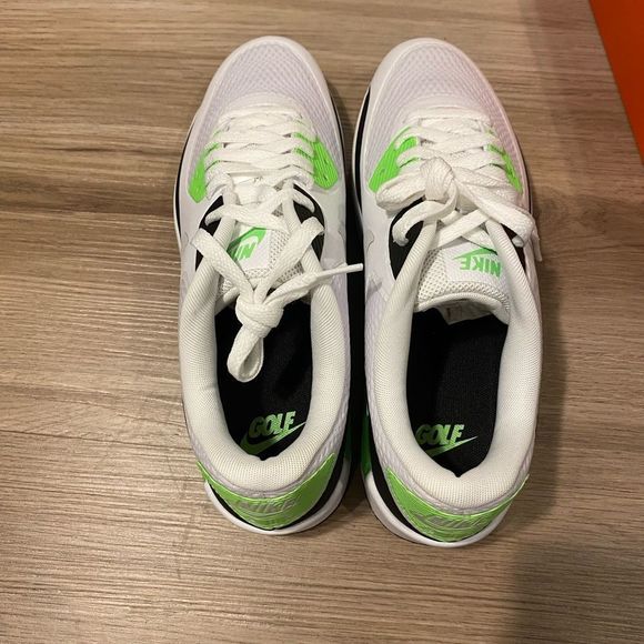 Nike Air Max 90 Golf Flash Lime Green White Men's Size 8.5 Women's 10 CU9978-100 - Picture 3 of 8